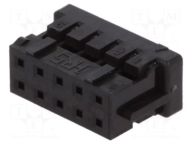 Connector: wire-wire/PCB; plug; female; PIN: 10; SignalBee; crimped HIROSE DF11-10DS-2C