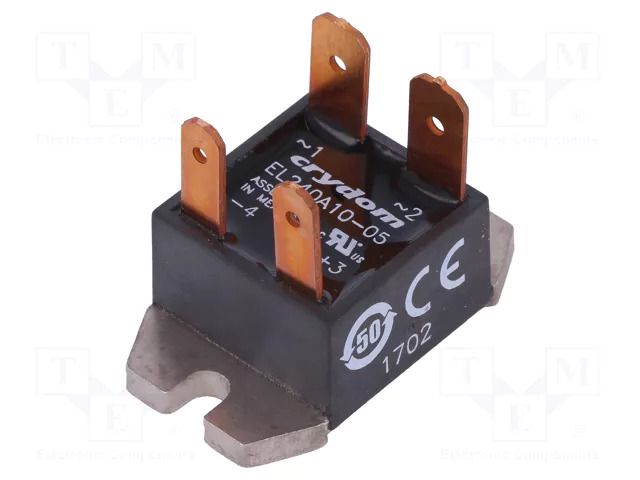 Relay: solid state; Ucntrl: 4÷8VDC; 10A; 24÷280VAC; EL; 1-phase SENSATA / CRYDOM EL240A10-05