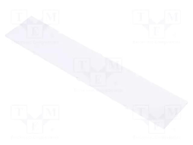 Front panel; without frame,with holder; transparent ITALTRONIC IT-P05120721F