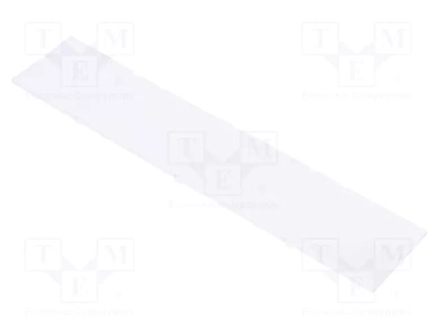 Front panel; without frame,with holder; transparent ITALTRONIC IT-P05120721F