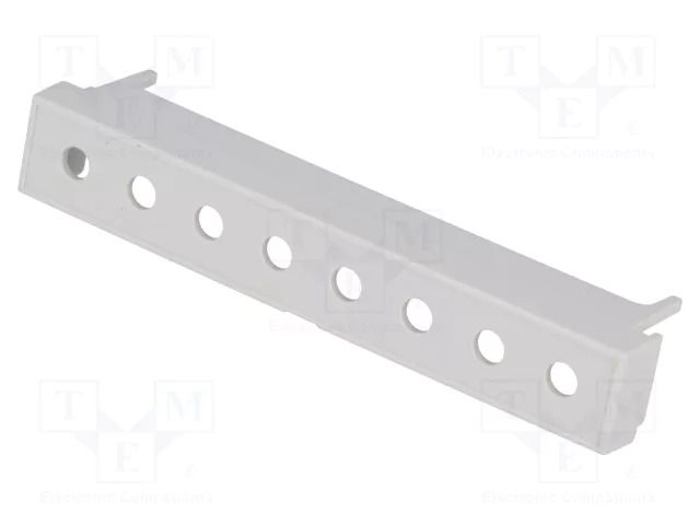 Terminals cover; grey; Holes no: 8; 10.16mm ITALTRONIC IT-P05050202T.BL