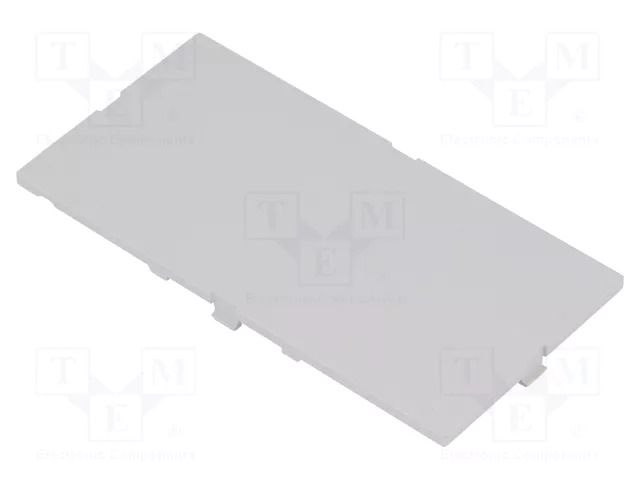 Front panel; without frame,with holder; grey ITALTRONIC IT-P05050201F.BL