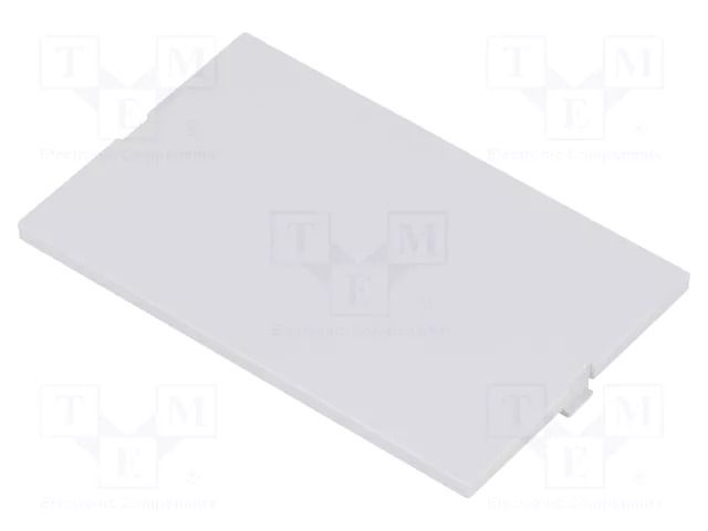 Front panel; without frame,with holder; grey ITALTRONIC IT-P05040201F.BL