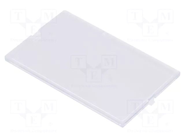 Front panel; without frame,with holder; transparent ITALTRONIC IT-P05040721F