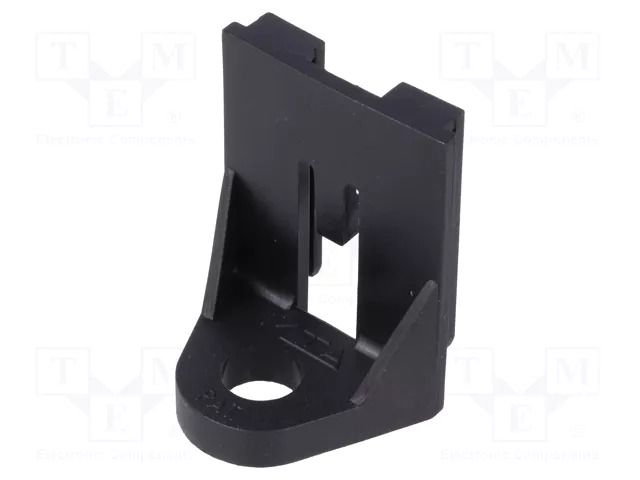 Holder; screw,push-in; Body: black; polyamide,polyamide 66; black MTA MTA-0300690