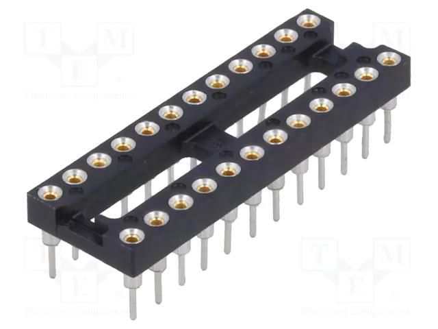 Socket: integrated circuits; DIP24; 7.62mm; THT; Pitch: 2.54mm TE Connectivity 3-1571552-6