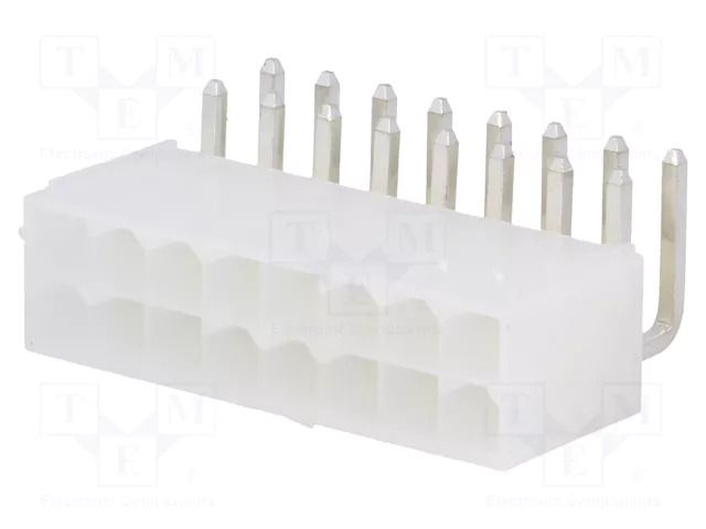 Connector: wire-board; socket; male; PIN: 16; N42G; 600V; angled 90° NINIGI N42GK-16