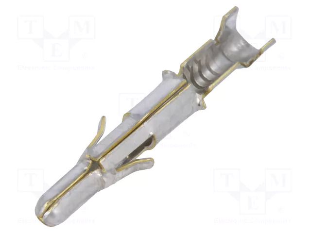 Contact; male; Universal MATE-N-LOK; brass; tinned; 0.2÷0.8mm2 TE Connectivity 926896-1