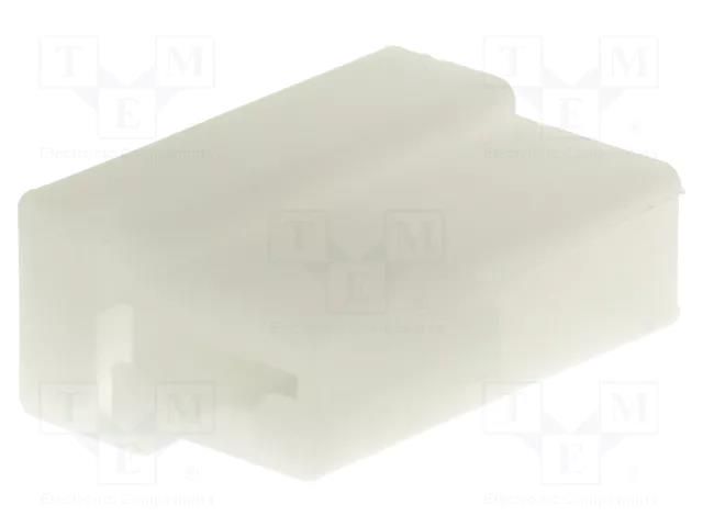Terminals cover; female; ways: 2; natural; FASTIN-FASTON TE Connectivity 180907