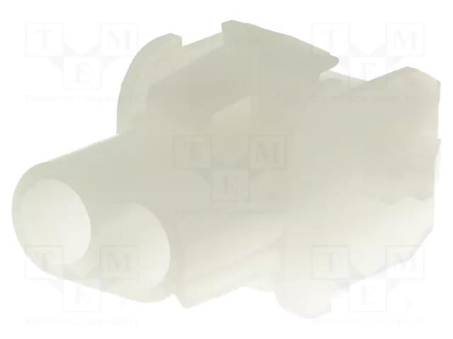 Connector: wire-wire; plug/socket; male/female; PIN: 2; 600V; 1x2 TE Connectivity 1-480699-0