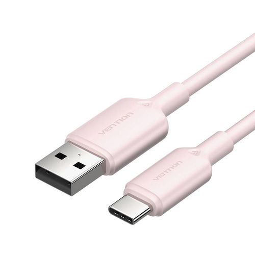 USB 2.0 A to USB-C 3A cable Vention CTQPH 2M (pink), Vention CTQPH