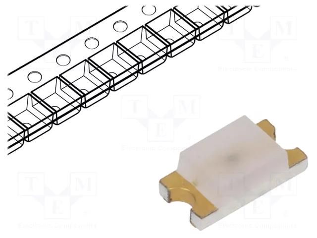 LED; amber; SMD; 1206; 28.5÷95mcd; 3.2x1.6x1.1mm; 170°; 20mA; 60mW BROADCOM (AVAGO) HSMA-C150