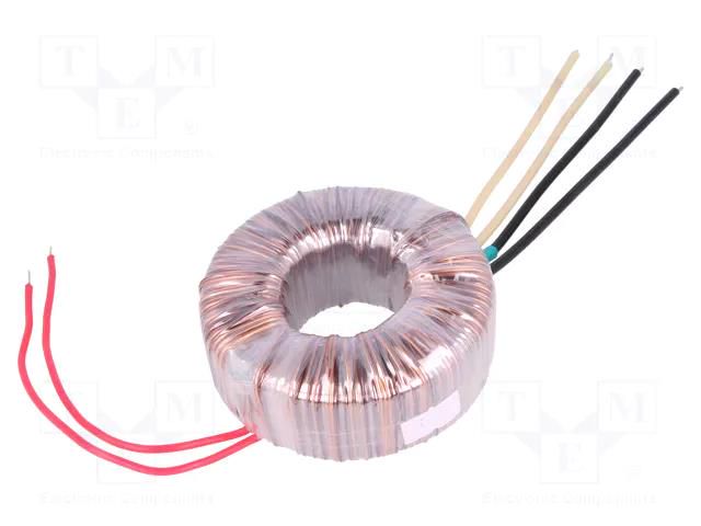 Transformer: toroidal; 160VA; 230VAC; 14V; 14V; 5.71A; 5.71A; H: 45mm INDEL TST150W/2X14V