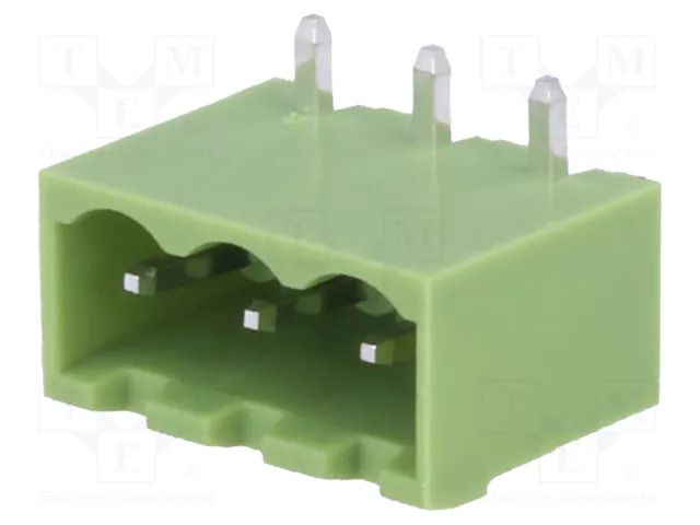 Connector: pluggable terminal block; socket; male; 15A; 300V; THT XINYA TBG-5-KW-3P-GN