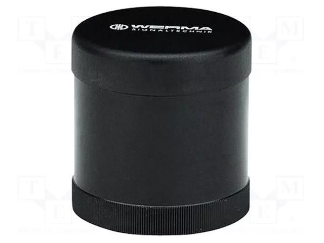 Module: sound signaller; black; 115VAC; Sound level: 85dB; IP65 WERMA WER-64580077
