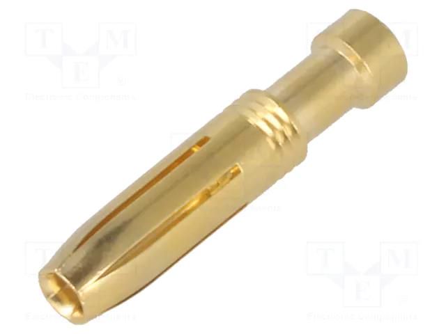 Contact; female; copper alloy; gold-plated; 2.5mm2; crimped; 16A HARTING 09330006223