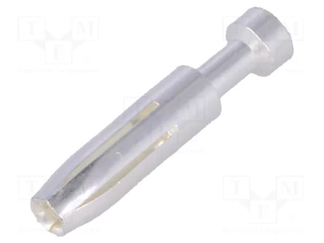 Contact; female; copper alloy; silver plated; 4mm2; crimped; 16A HARTING 09330006207