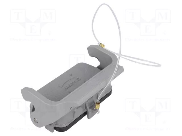 Protection cover; size 10B; Han; with latch; metal; 57x27mm HARTING 09300105432