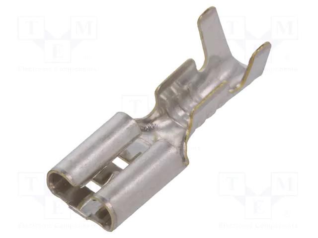 Terminal: flat; 4.8mm; 0.8mm; female; 1.5÷2.5mm2; crimped; tinned NINIGI ST-004/3