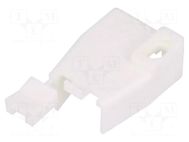 Cable hood and fastener; PIN: 6; 6.35mm; 2x3; Type: without screws TE Connectivity 640715-1