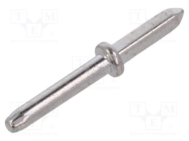 Tip: solder pin; THT; tinned; brass; Ø: 1.3mm; Overall len: 13.5mm VOGT 1365C.68