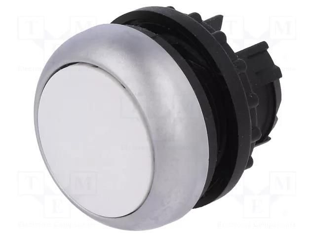 Switch: push-button; 22mm; Stabl.pos: 2; white; none; IP67; flat EATON ELECTRIC M22-DR-W