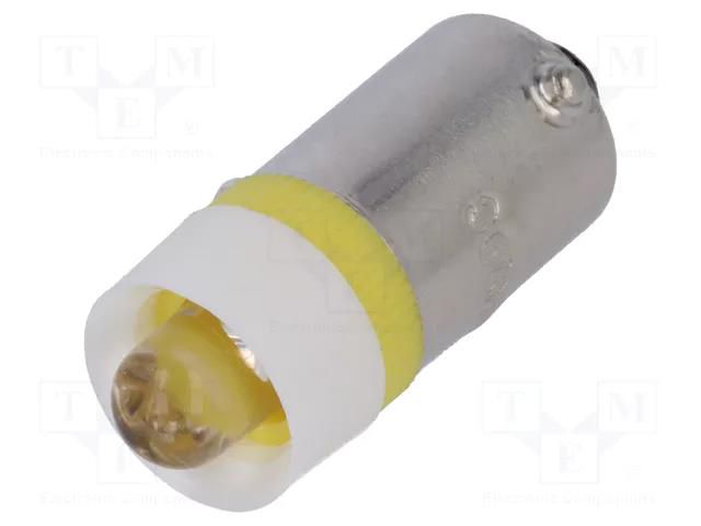 LED lamp; yellow; BA9S; 24VDC; 24VAC BRIGHTMASTER LLED-B9/24/Y