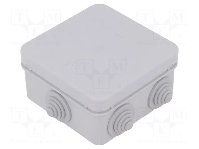 Enclosure: junction box; X: 85mm; Y: 85mm; Z: 42mm; wall mount; IP55 SPELSBERG HP80-L