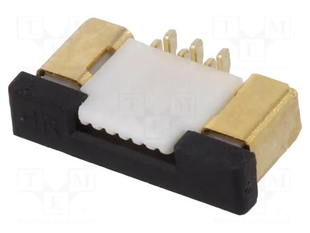 Connector: FFC/FPC; vertical; PIN: 6; ZIF; SMT; 0.5A; 30mΩ; -25÷85°C JOINT TECH F0500WV-S-06P