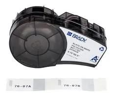 LABELS, PRINTER, 0.5" X 0.75", BLK/WHT M21-7-423.