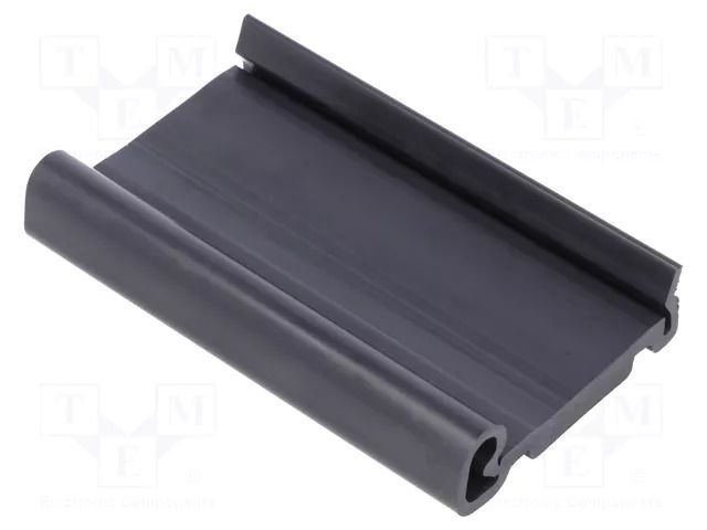 DIN rail mounting bracket; PVC; 75mm; Rail: TS35 FISCHER ELEKTRONIK KL-35-K-75