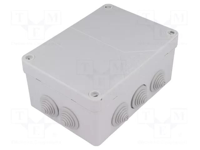 Enclosure: junction box; X: 119mm; Y: 164mm; Z: 77mm; wall mount SPELSBERG HP150-L