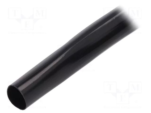 Insulating tube; PVC; black; -20÷125°C; Øint: 16mm; L: 10m; UL94V-0 SIGI PVC125-16-BK-10