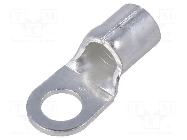 Tip: ring; M6; 16mm2; crimped; for cable; non-insulated; tinned ERGOM ST-087/8