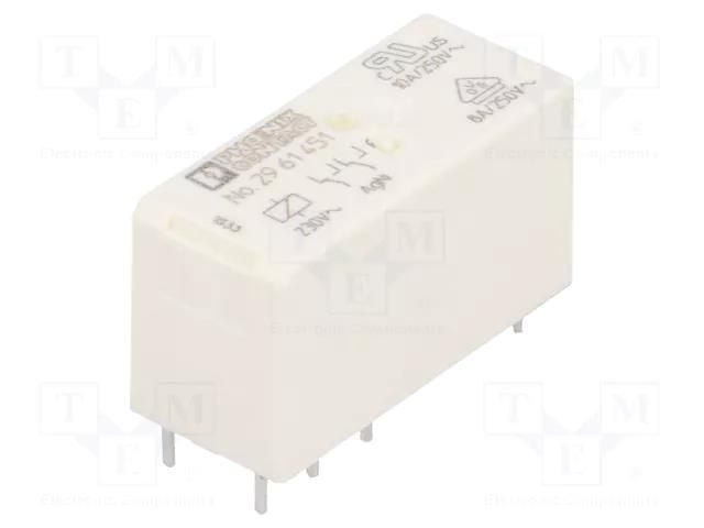 Relay: miniature; DPDT; Ucoil: 230VAC; Icontacts max: 8A; 3A/250VAC PHOENIX CONTACT REL-MR-230AC/21-21