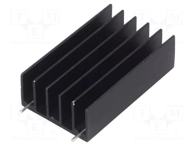 Heatsink: extruded; TO220,TO247; black; L: 50mm; W: 30mm; H: 15mm STONECOLD RAD-DY-GF/5