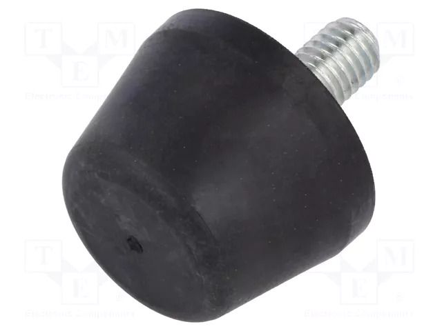 Vibroisolation foot; Ø: 32mm; Shore hardness: 55±5; 638N; 116N/mm ELESA+GANTER DVB6-32-22M8-16-5