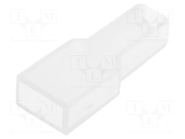 Terminals cover; female; for push-on 4,8mm connectors; ways: 1 IMP 16682W