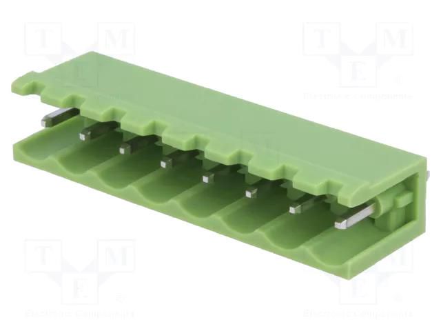 Connector: pluggable terminal block; socket; male; 15A; 300V; THT XINYA TBG-5-PB-8P-GN