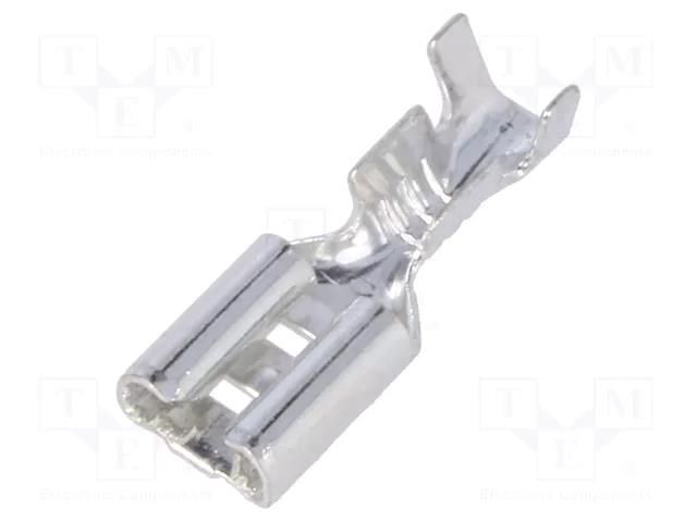 Terminal: flat; 4.8mm; 0.8mm; female; 0.5÷1mm2; crimped; for cable ERGOM ST-004/2