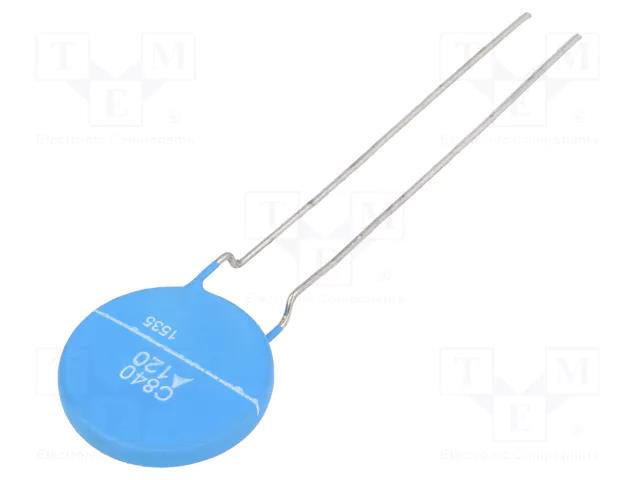 Fuse: PTC thermistor; 120°C EPCOS B59840C0120A070