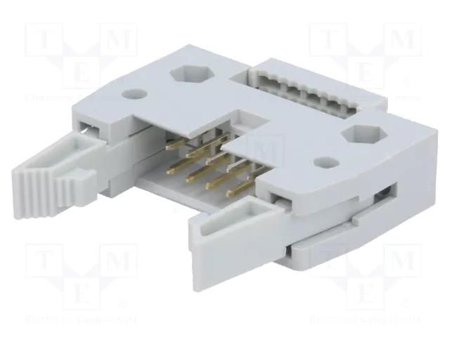 Connector: IDC; plug; male; PIN: 10; 3A; 125V; IDC; for ribbon cable CONNFLY AWHP-10P