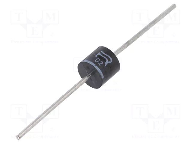 Diode: rectifying; THT; 600V; 25A; Ammo Pack; Ifsm: 500A; P600; 1.5us DIOTEC SEMICONDUCTOR P2500J-DIO