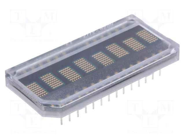 Display: LED; alphanumeric; 4.81mm; 0.2"; No.char: 8; green BROADCOM (AVAGO) HDSP-2113