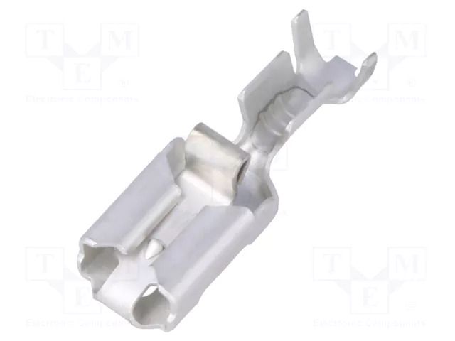 Terminal: flat; 6.3mm; 0.8mm; female; 1÷2.5mm2; crimped; for cable TE Connectivity 160831-3/C