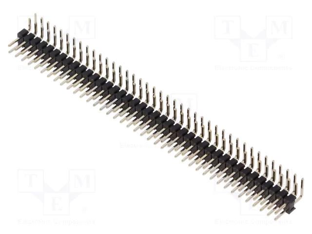 Connector: pin strips; pin header; male; PIN: 80; angled 90°; 2mm CONNFLY ZL310-2X40P