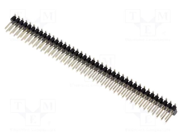 Connector: pin strips; pin header; male; PIN: 80; vertical; 1A; SMT NINIGI ZL301-2X40P