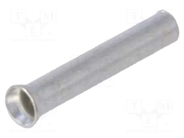Tip: bootlace ferrule; non-insulated; copper; 0.5mm2; 8mm; tinned NINIGI TUL-NI-00508