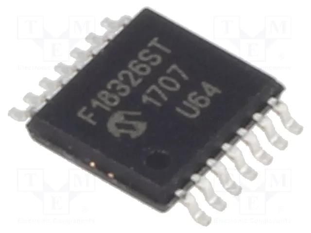 IC: PIC microcontroller; 26kB; 32MHz; 2.3÷5.5VDC; SMD; TSSOP14 MICROCHIP TECHNOLOGY PIC16F18326-I/ST