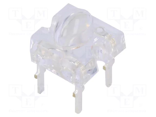 LED Super Flux; pink; oval; 7.62x7.62mm; 3000÷4200mcd; 30mA OPTOSUPPLY OSK54LZG71D